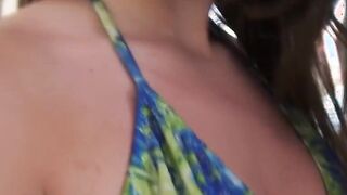 Cute 19 year old mistress Tiffany Paige masturbates until her bf getting home