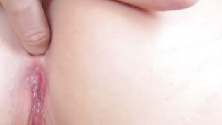 Bikini-clad Alisha Adams teases her big natural titties before anal