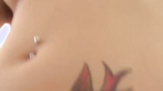 Gorgeous dark hair 19 year old shows off her underwear & then masturbates