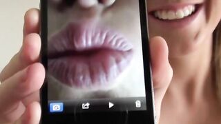 Flirty blond mistress Katie King shows off her body before masturbating