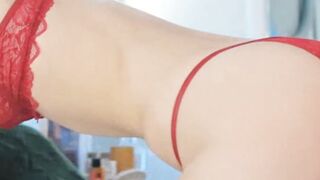 Blonde Babe Fingering With her Tight Ass