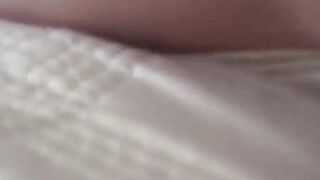 Cute red haired Maryjane Mayhem fucks her man fresh out the shower