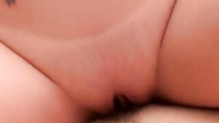 Sun-tanning blonde beauty is massaged & fucked by the pool