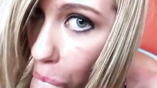 FIT blonde Beauty is invited over by her plowed buddy
