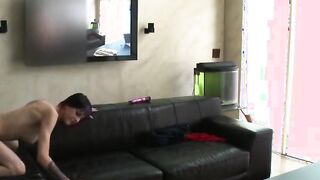 Shy punk Women is very nervous at her casting couch audition