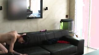 Shy punk Women is very nervous at her casting couch audition