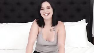 18yo Bridget Cums with 1st Hitachi then Gets Cock