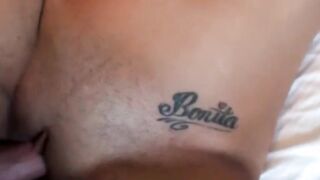 Flexible amateur Latina gives an pretty suck and boned on camera