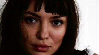 Hot Romanian babe reveals her tiny boobs
