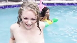 Mofos - Super Hot pool party sex party