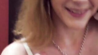 Mofos - eighteen Yo sucks dick inside the changing room