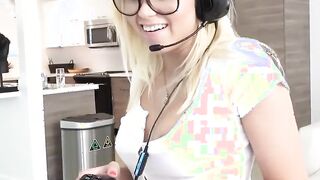 Mofos - Blonde Gamer Riding Penis