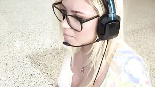 Mofos - Blonde Gamer Riding Penis