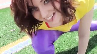 Mofos - Goddess track 18 yo Emma Ohara getting picked up