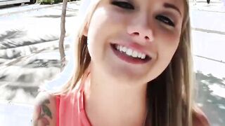 Lets Try Anal - Addison Grey loves Flashing,Posing and anal