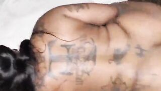 Cokaiine Staxxx loves her some French boy huge african cock going deep