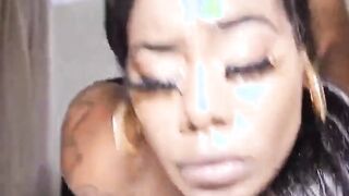 Cokaiine Staxxx loves her some French boy huge african cock going deep