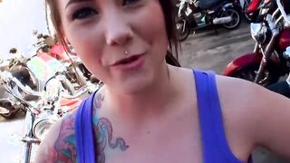 Mofos - Pervs On Patrol - Biker Cutie Boobnanza starring Ashton Pierce