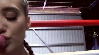 Mofos - Pervs On Patrol - Boxing Dark Hair Fucks in the Ring starring Gia Paige