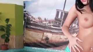 MOFOS - Euro teen Angelica Heart getting nailed by the pool