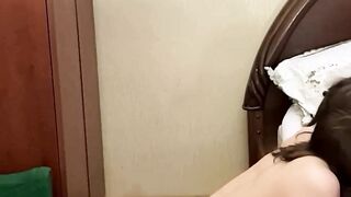 Caught a young stepmother with her lover.  Now she is my whore.  (With subs)