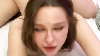 Caught a young stepmother with her lover.  Now she is my whore.  (With subs)