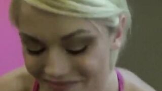 MOFOS - Innocent blonde 18 Ash Hollywood does some Beauty Yoga