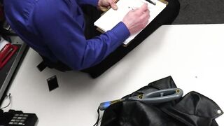 Feisty Asian teen thief busted stealing