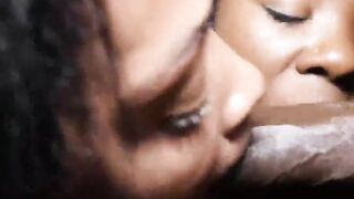 3-way phat ass freaks swallow huge ebony penis