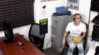 19 Year Mature Trespassing Caught And Nailed Hard