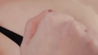 Turned On beauty crams a crystal ball inside her tight wet