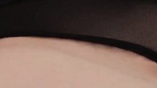 Turned On beauty crams a crystal ball inside her tight wet