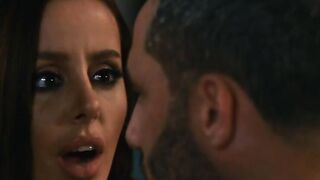 Guy fucks tanned busty brunette babe thief