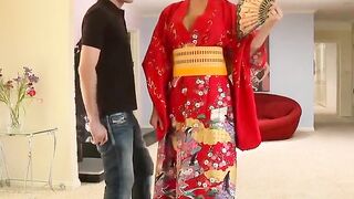 Gigantic HOOTERS in uniform - Brooke Brand James Deen -