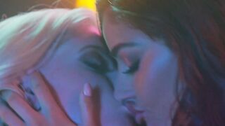 SLAYED Luscious ladies Emily & Charlotte lap each other up two