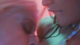 SLAYED Luscious ladies Emily & Charlotte lap each other up two