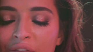 SLAYED Luscious ladies Emily & Charlotte lap each other up two