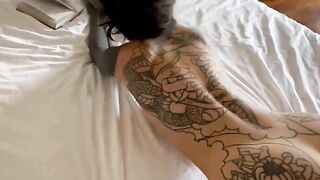 Tattooed teen Marseline likes to read but she likes to fuck more _ top porn 2023