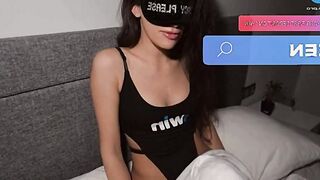 The robber got a great blowjob and filled hot Evie's pussy with cum in exchange for m