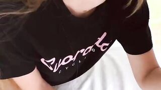 Cute Step Sister Sucks and Fucks in Fishnet Pantyhose