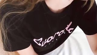 Cute Step Sister Sucks and Fucks in Fishnet Pantyhose
