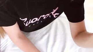 Cute Step Sister Sucks and Fucks in Fishnet Pantyhose