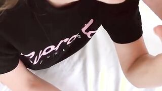 Cute Step Sister Sucks and Fucks in Fishnet Pantyhose