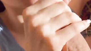 Hot Sex in Yoga Pants Fucked Creamy Pussy Eats Cum
