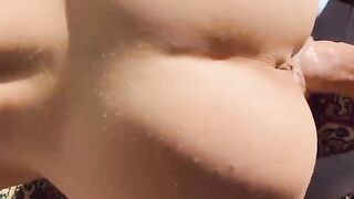 Hot Sex in Yoga Pants Fucked Creamy Pussy Eats Cum