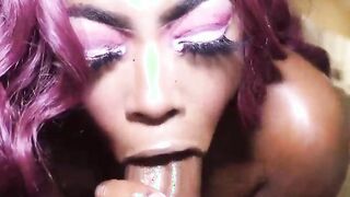 nasty slobbering freak jadadee drooling on bbcs king gutta