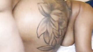 phat ass long nie moneyy sucking n slobbing big black cock jay banga