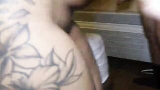 phat ass long nie moneyy sucking n slobbing big black cock jay banga