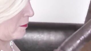 GRANNYLOVESBLACK - Older Lady On Black