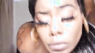 Cokaiine Staxxx loves her some french boy huge african penis going deep